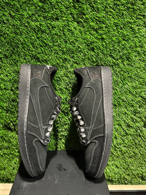Jordan 1 Retro Low OG SP Travis Scott Black Phantom Sz 9M