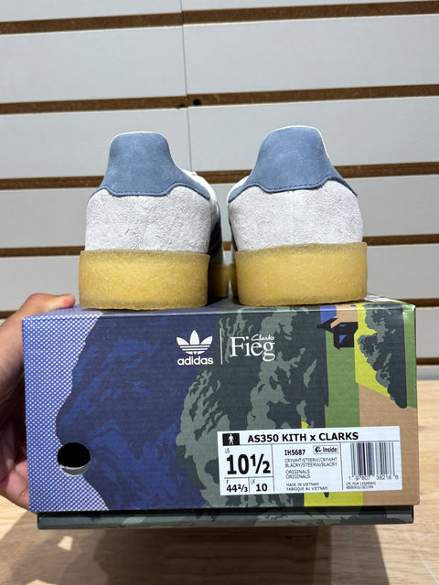 adidas Clarks 8th Street AS350 by Ronnie Fieg Kith Loyalty Porgram Elevation Blue Sz 10.5