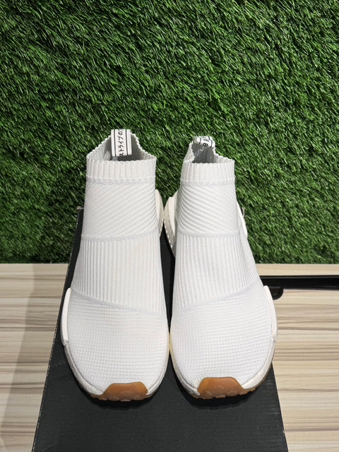 adidas NMD City Sock Gum Pack White Sz 10.5