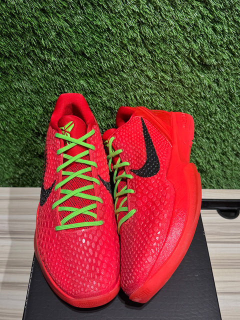Nike Kobe 6 Protro Reverse Grinch Sz 10M