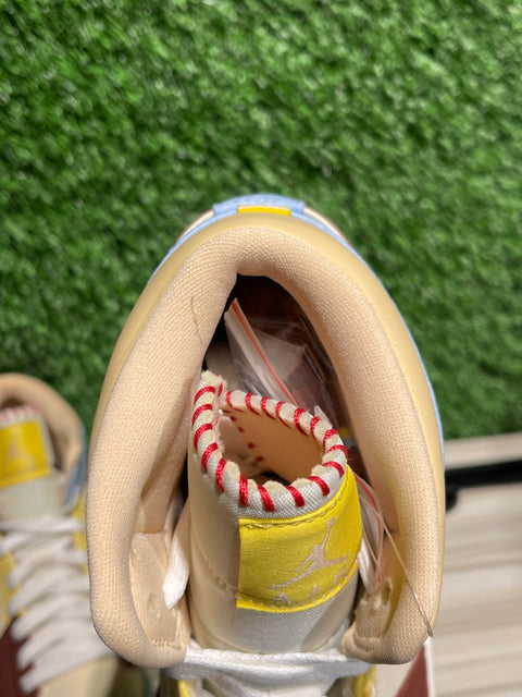 Jordan 1 Mid SE Fearless Maison Chateau Rouge Sz 9.5M