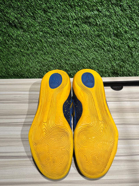 Nike Kobe 9 EM Gym Blue University Gold Sz 8.5