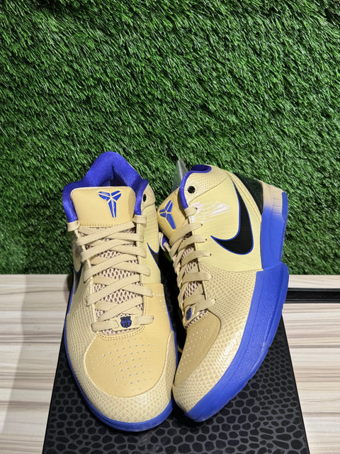 Nike Kobe 4 Protro FC Barcelona Team Gold Sz 9.5