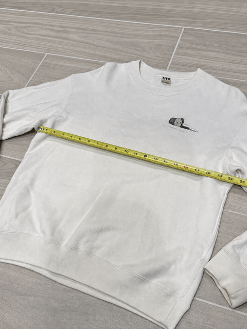 KAWS x Uniqlo Longsleeve Sweatshirt (US Sizing) Off White Sz S