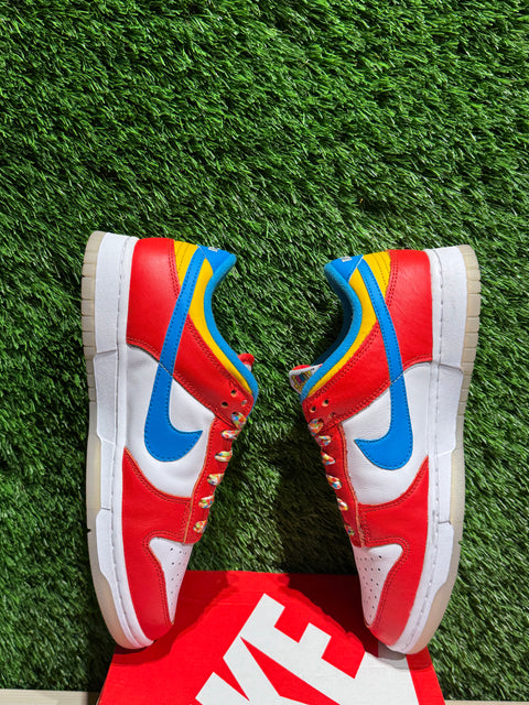 Nike Dunk Low QS LeBron James Fruity Pebbles Sz 6.5M