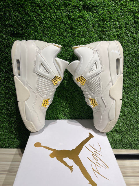 Jordan 4 Retro Metallic Gold (Women's) Sz 10W/8.5M