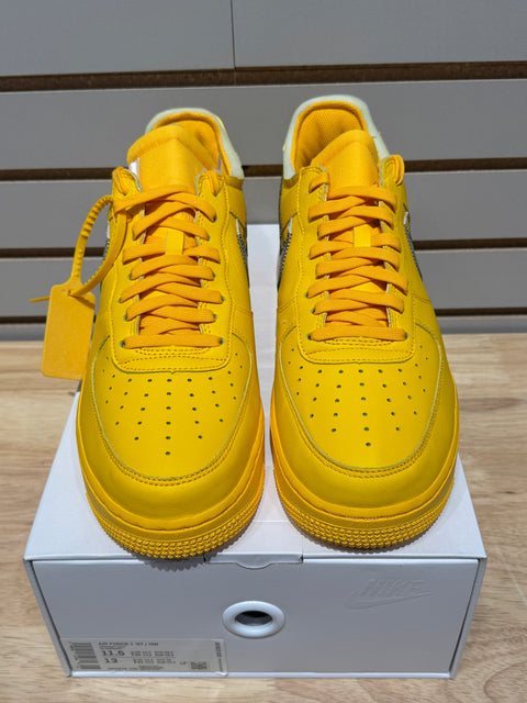 Nike Air Force 1 Low Off-White ICA University Gold Sz 11.5