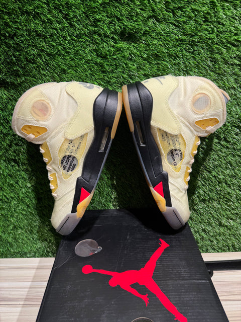 Jordan 5 Retro Off-White Sail Sz 7M
