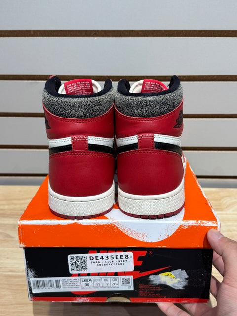Jordan 1 Retro High OG Chicago Lost and Found Sz 8