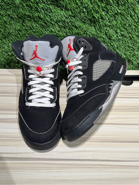 Jordan 5 Retro OG Black Metallic Reimagined Sz 10