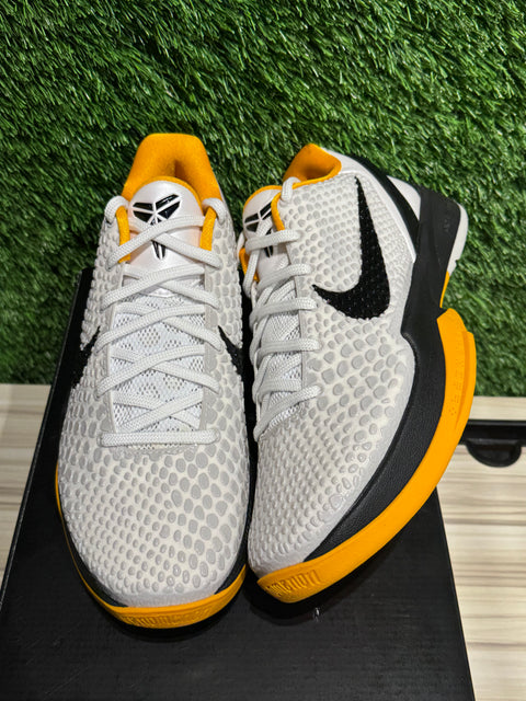 Kobe 6 Protro Playoff Pack White Del Sol Sz 9