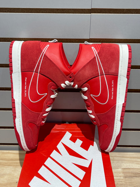 Nike Dunk High First Use Red Sz 10