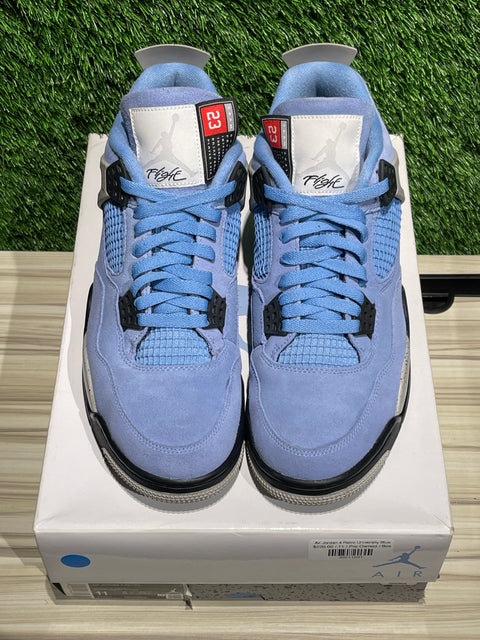 Jordan 4 Retro University Blue Sz 11M