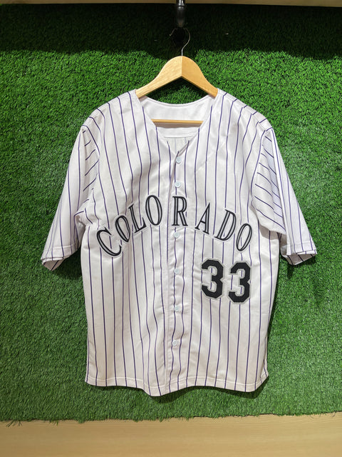 Vintage Colorado Rockies *SIGNED VERIFIED AUTHENTIC* Larry Walker Jersey