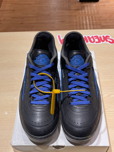 Jordan 2 Retro Low SP Off-White Black Blue SZ 11