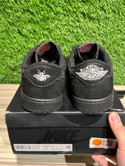 Jordan 1 Retro Low OG SP Travis Scott Black Phantom Sz 9.5