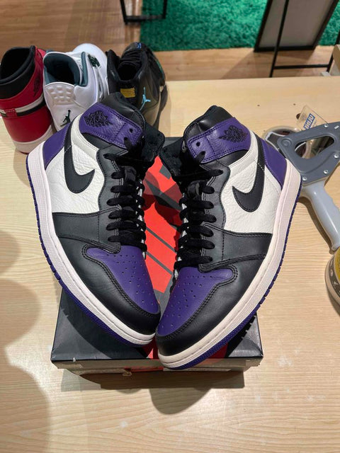 Jordan 1 Retro High Court Purple Sz 12