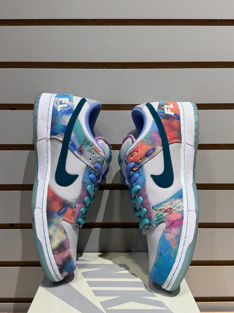 Nike SB Dunk Low Futura Laboratories Bleached Aqua Sz 12