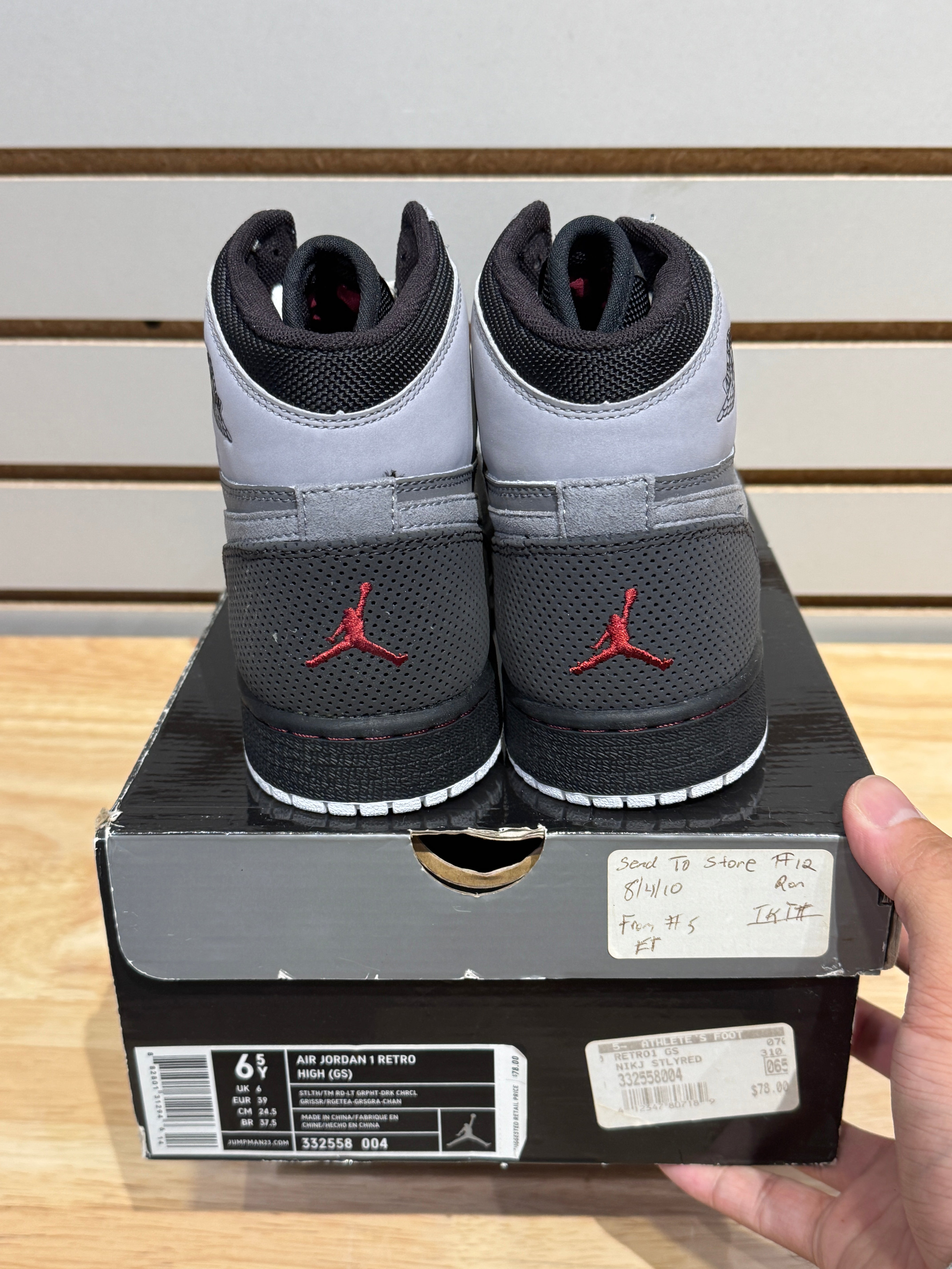 Air Jordan 1 High Stealth Sz 6.5Y – Sneak City
