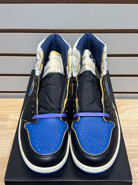 Jordan 1 Retro High OG SP Fragment x Union LA Sport Royal Sz 10.5