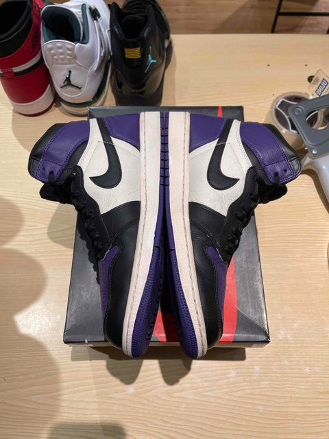 Jordan 1 Retro High Court Purple Sz 12