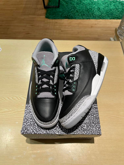 Jordan 3 Retro Green Glow Sz 10.5