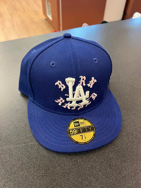 Nike SB Born X Raised New Era Dodgers Rocker Hat Sz 7 1/8