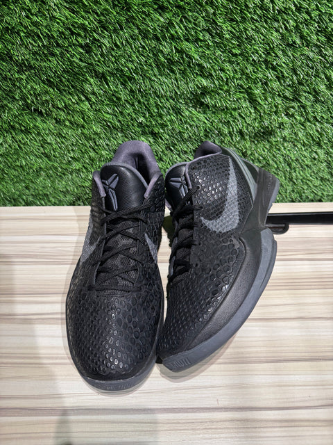 Nike Zoom Kobe 6 Blackout Sz 11.5