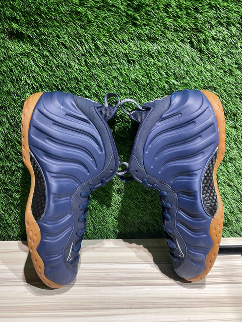 Nike Air Foamposite One Navy Gum Sz 12