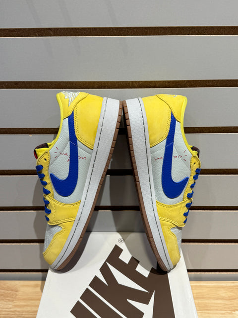 Jordan 1 Retro Low OG SP Travis Scott Canary (Women's) Sz 8.5M/10W
