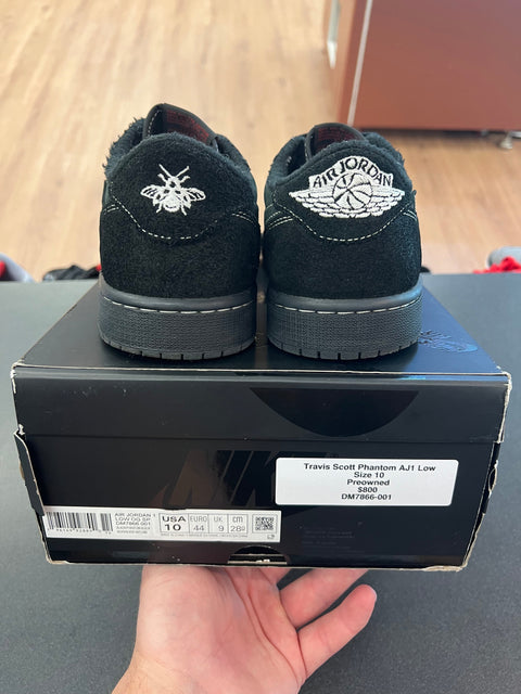 Jordan 1 Retro Low OG SP Travis Scott Black Phantom