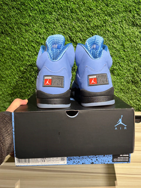 Jordan 5 Retro UNC University Blue Sz 13