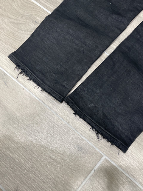 Purple Jeans Waxed Black Denim 36