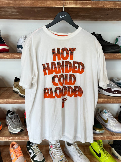 Red Hot Handed Cold Blooded Nike Kobe Tee Sz 3XL