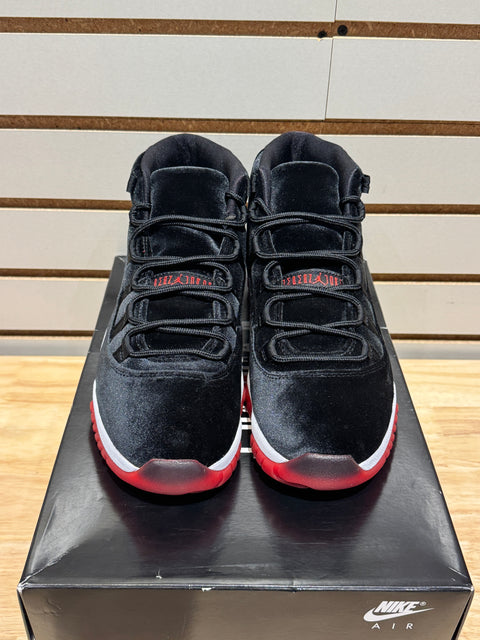 Jordan 11 Retro Bred Velvet (Women's) Sz 8M