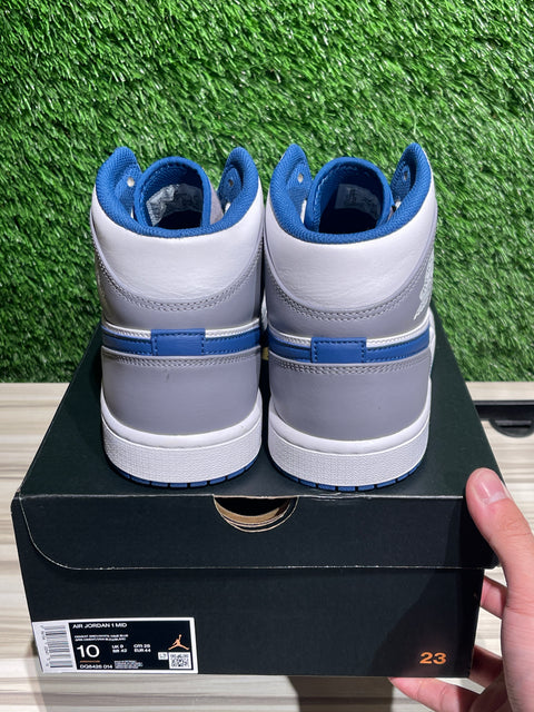 Jordan 1 Mid True Blue Sz 10