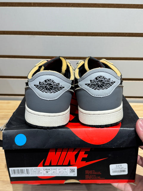 Jordan 1 Low OG EX Black Smoke Grey Sz 9.5