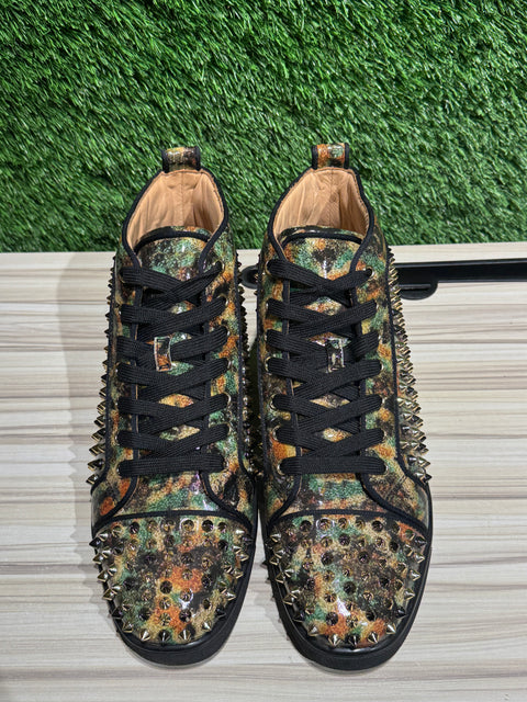 Christian Loubouton Louis Orlato Mens Flat Multi / Multi Metal Sz EU42 / 9M
