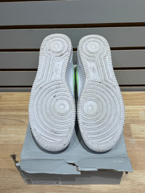 Nike Air Force 1 Low '07 White Lime Blast (Women's) Sz 9.5M