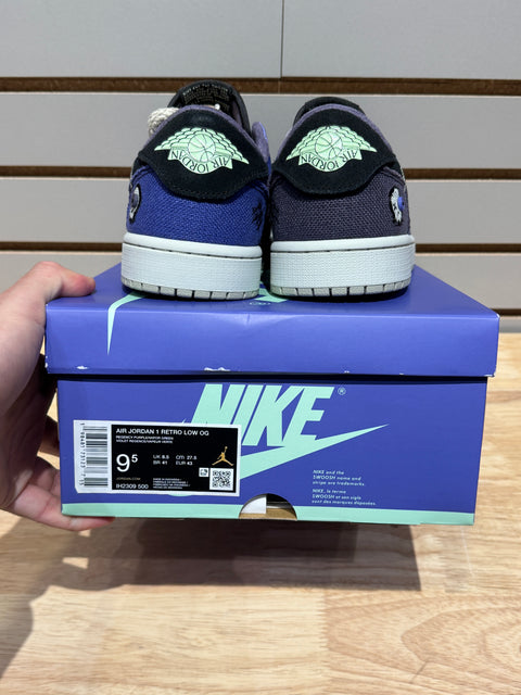 Jordan 1 Retro Low OG Zion Williamson Voodoo Alternate Sz 9.5