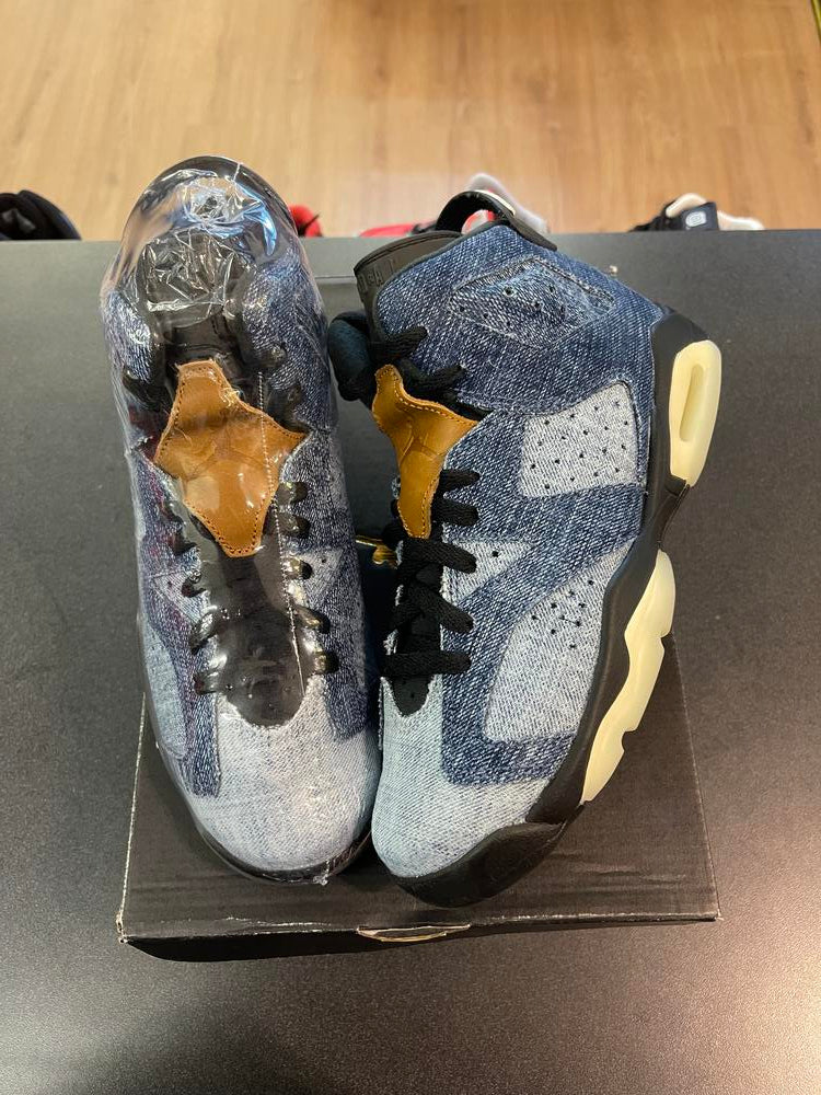 Size top 6y Jordan 6 Washed Denim