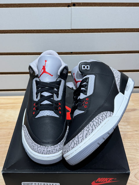 Jordan 3 Retro OG Black Cement (2024) Sz 8.5