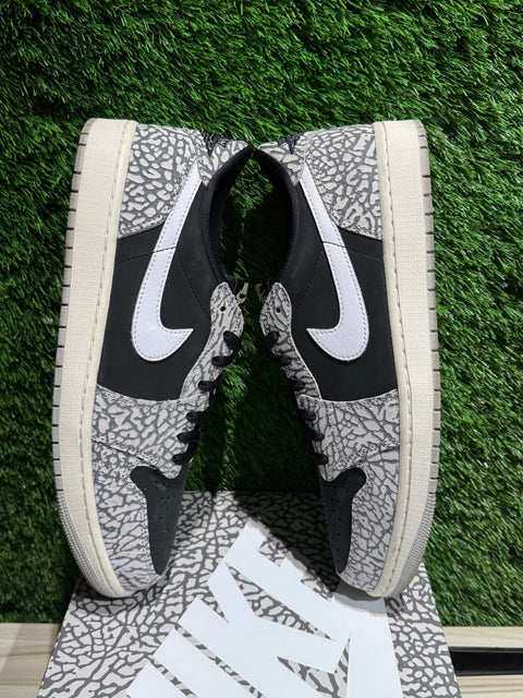 Jordan 1 Retro Low OG Black Cement Sz 11.5