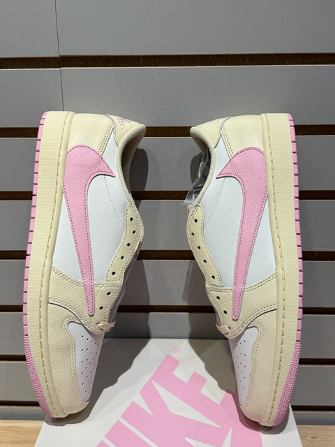 Jordan 1 Retro Low OG SP Travis Scott Shy Pink Sz 12.5