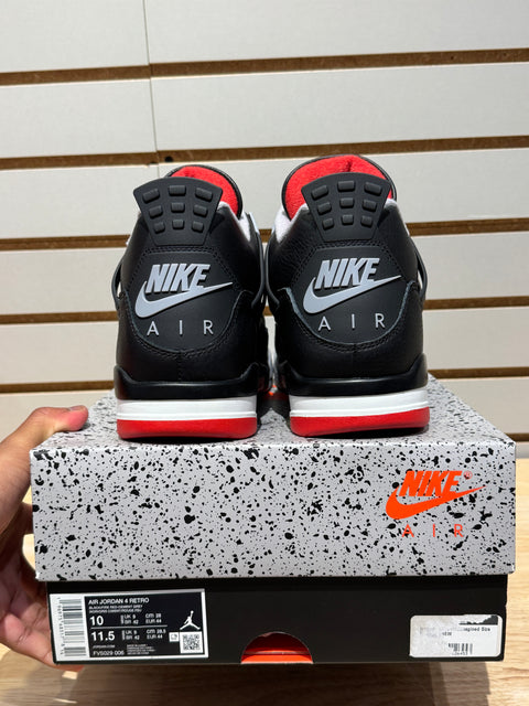 Jordan 4 Retro Bred Reimagined Sz 10