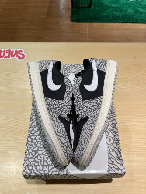 Black Cement Air Jordan 1 Low