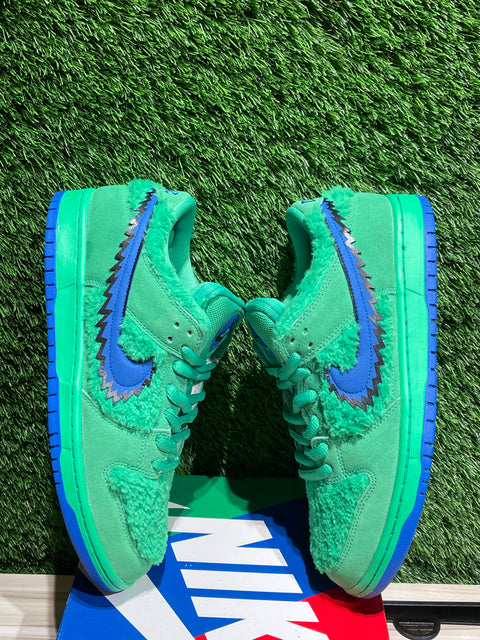 Nike SB Dunk Low Grateful Dead Bears Green Sz 10.5M