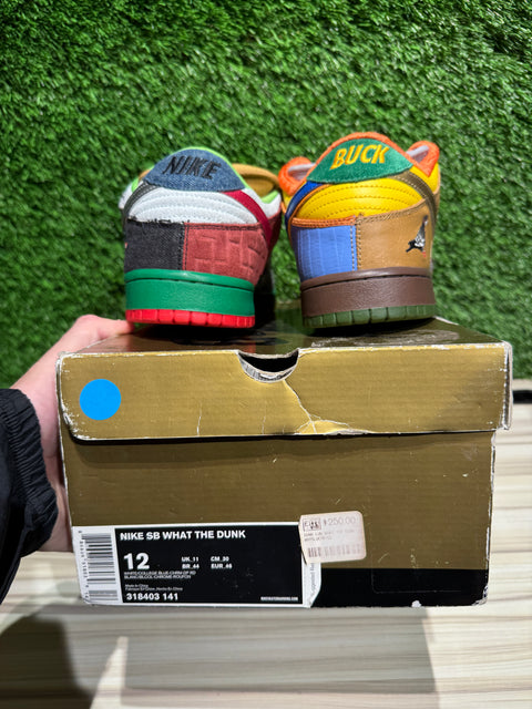 Nike SB Dunk Low What the Dunk Sz 12
