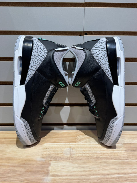 Jordan 3 Retro Green Glow Sz 12.5