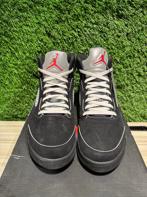 Jordan 5 Retro OG Black Metallic Reimagined Sz 14M